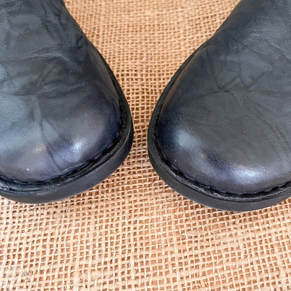 Clarks Niki Star Q Blue Leather Ankle Boots Size 9 Women’s #6874 - Picture 5 of 10